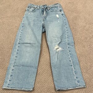 Levi's Light Blue Straight Leg Jeans